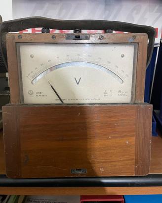 VOLTMETRO PORTATILE ANNI 60
