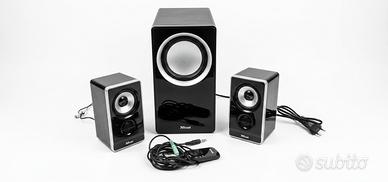 Sistema Casse Trust   con Subwoofer e regolatore