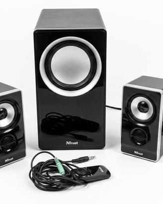 Sistema Casse Trust   con Subwoofer e regolatore