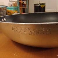 Padella antiaderente svasata alta in alluminio