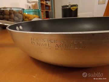 Padella antiaderente svasata alta in alluminio