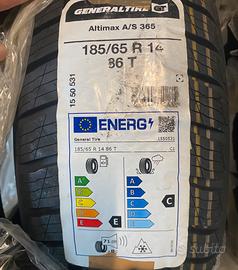 4 gomme NUOVE General Tire 185/65 R14 86T