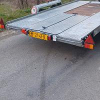 Carrello trasporto auto basculante