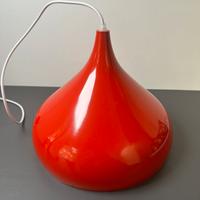 Lampada a sospensione rosso/nero/bianco