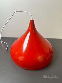 Lampada a sospensione rosso/nero/bianco