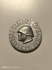 Medaglia peiodo fascista spilla G.I.L