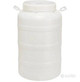 Fusto in plastica a bocca larga