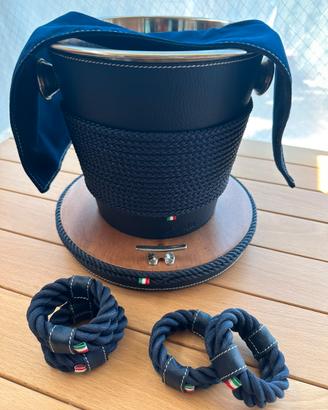 Set Glacette blu Marricreo desing nautico
