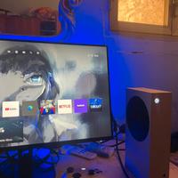 xbox serie s+monitor+sedia da gaming
