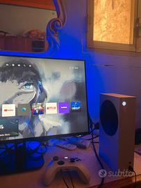 xbox serie s+monitor+sedia da gaming