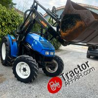 New holland 40 cv trattore frutteto pala forche dt