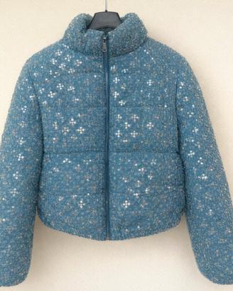 Giacca jeans paillettes