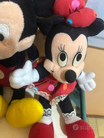 Coppia Peluche Topolino e Minnie vintage - Disney
