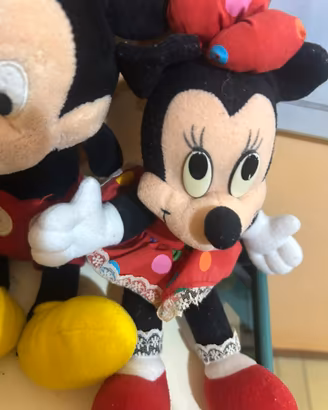 Coppia Peluche Topolino e Minnie vintage - Disney