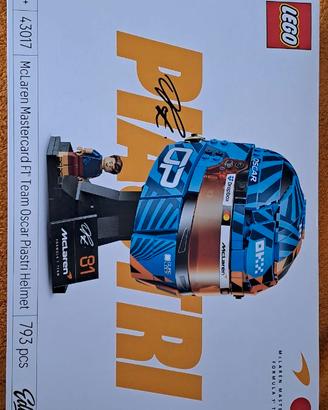 Lego Editions 43017 casco Oscar Piastri F1 McLaren