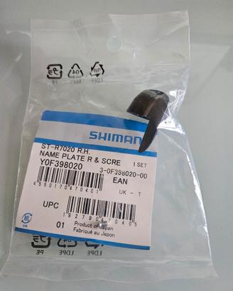 Placchetta shimano ST-R7020 rh dx Y0F398020