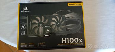 raffreddamento a liquido Corsair h100x  lga/amd