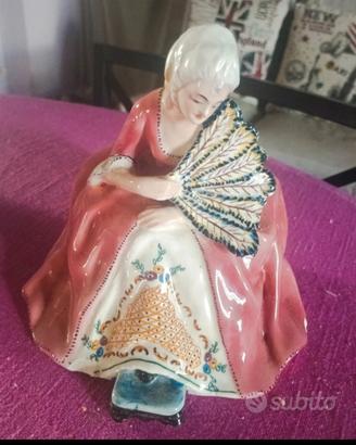 Statuina Madonna di Lourdes in Porcellana 