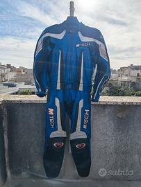 Tuta Moto in pelle Divisibile MTECH Taglia 48