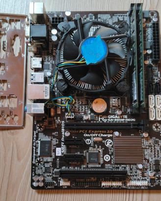 GIGABYTE B85M-HD3G + i3-4170