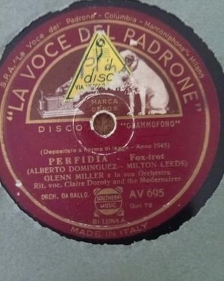 Disco 78 giri Glenn Miller - Perfidia