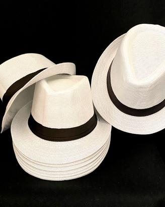 10 cappelli panama taglia 58 flax 100%