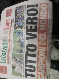 GAZZETTA SPORT campioni del mondo