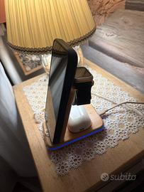 Stazione Ricarica Wireless 3-in-1 Effetto legno