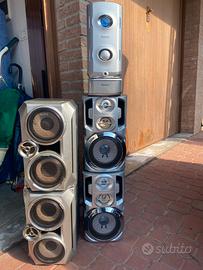 Casse sony amplificatore pioneer e casse