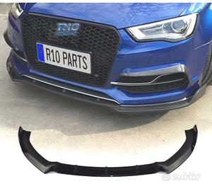 SPOILER LIP ANTERIORE AUDI A3 8V LOOK SLINE IN ABS