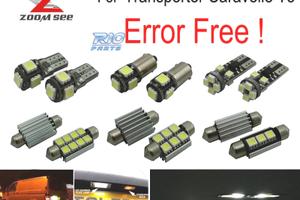 KIT 22 LAMPADE LED INTERNE PER VOLKSWAGEN VW TRANS