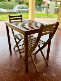 Set Tavolo e 2 Sedie IKEA NÄMMARÖ in
