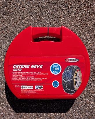 Catene da neve auto 9 mm START_Gruppo 130_ nuove