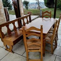 Set arredo in legno 