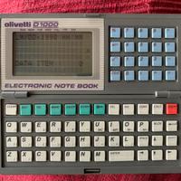 OLIVETTI D1000 Electronic Notebook vintage - due