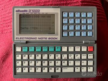OLIVETTI D1000 Electronic Notebook vintage - due