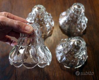 Campana, boccia, paralume in vetro antico, ricambi