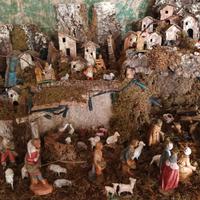 PRESEPE+ALBERO DI NATALE REALISTICO - come nuovi