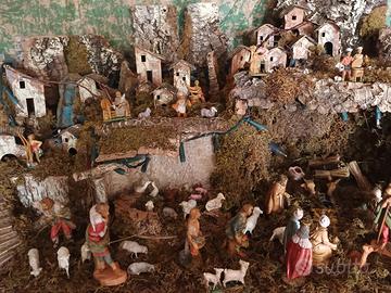 PRESEPE+ALBERO DI NATALE REALISTICO - come nuovi