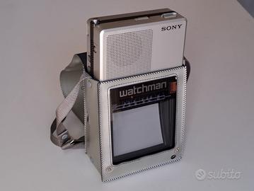 Sony Watchman FD-40E mini TV CRT da collezione