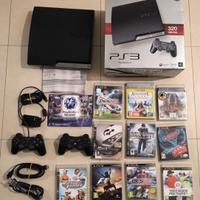 PlayStation 3 slim 320GB + giochi + scatola