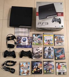 PlayStation 3 slim 320GB + giochi + scatola