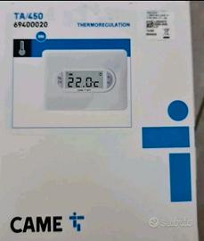 Termostato Digitale A Parete Bianco Came Bpt TA450