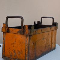 Cassettiera industriale antica vintage