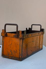 Cassettiera industriale antica vintage