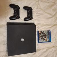 console sony play station 4 pro 1 tb  2 controller