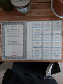 Azioni Olivetti da 1000 Lire - azioni di risparmio