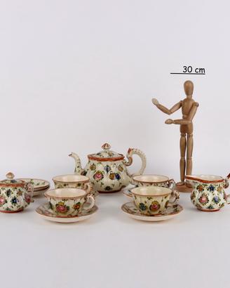 Servizio The in Maiolica Manifattura Maria Balossi