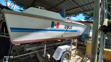 Barca 5 metri e carrello Omologato