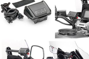 PORTA TELEPASS MOTO MANUBRIO TRAVERSINO SPECCHIETT